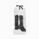 Boots Babe linen shoe dust bag for travel and storage